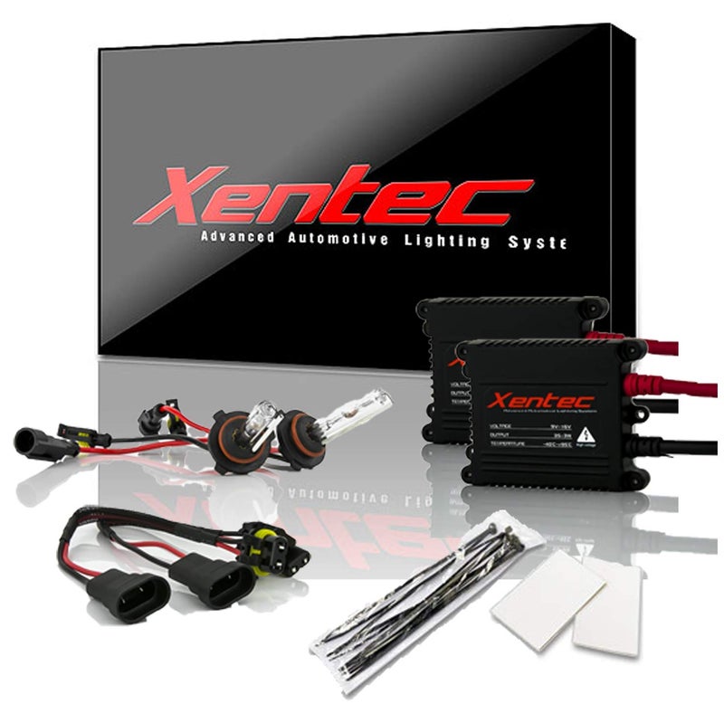 Xentec 9005 8000K HID xenon bulb x 1 pair bundle with 2 x 35W Digital Slim Ballast (Light Blue, also fit 9011,9055,9145,HB3,H12) - Image 1